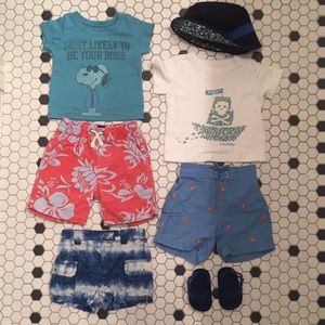 7pc Mini Boden GAP Ralph Lauren MINI FINE 3-6 mo